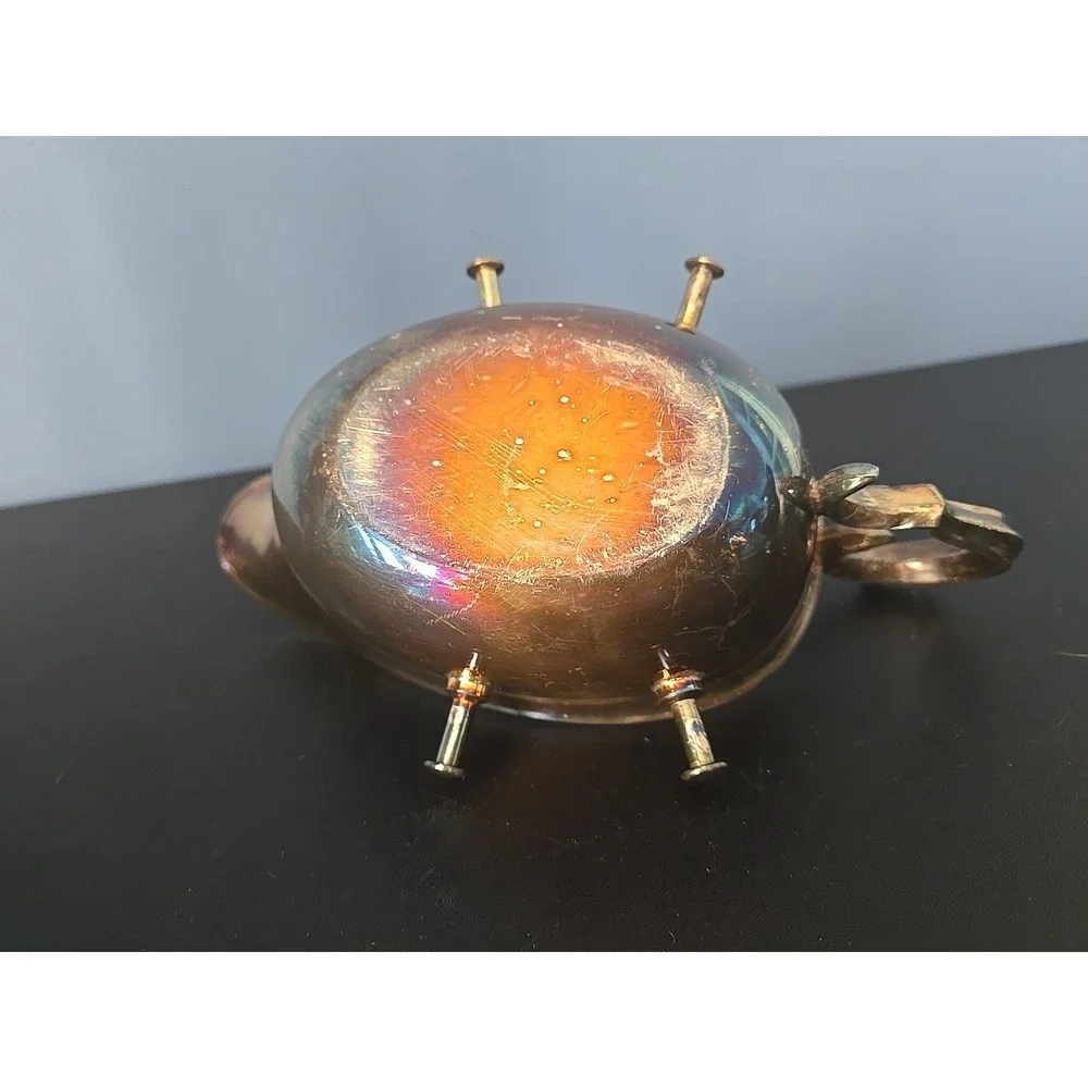 Vintage SILVER Plated Tilting Gravy‎ Sauce Ornate Boat